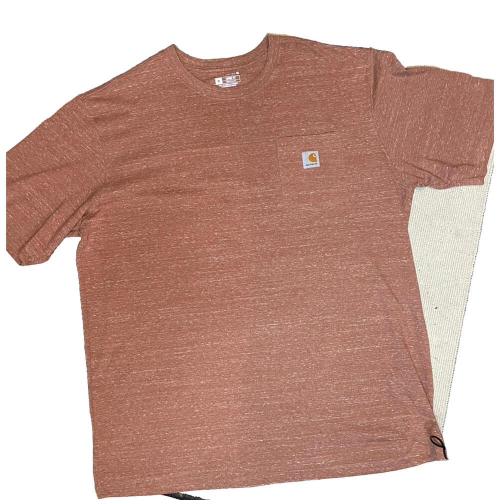 Carhartt Men's T-Shirt Loose Fit Heavy Weight Short Sleeve Chest Pocket SIze XL